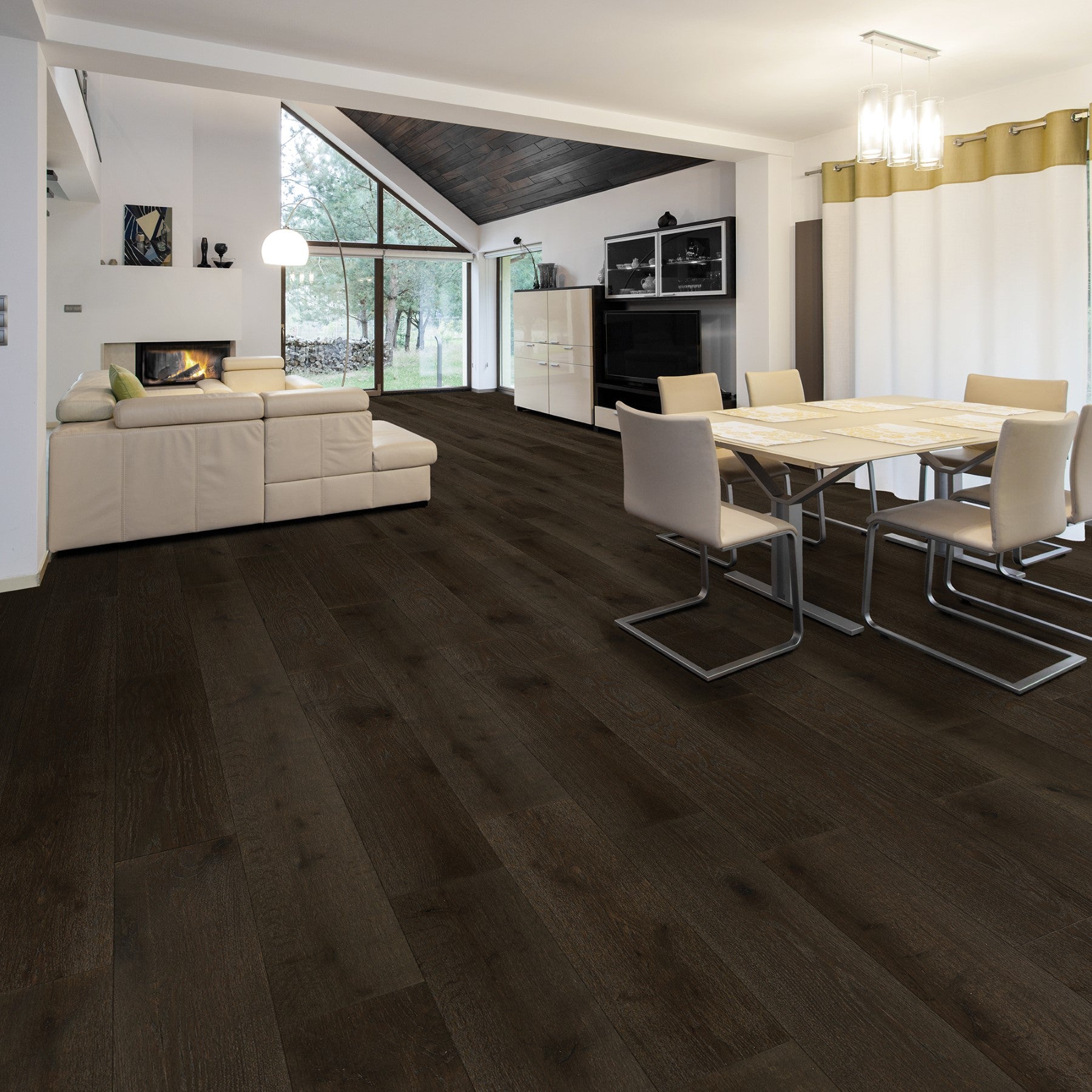 Piso de Madera de Ingeniería de Roble Francés Rio Mondego – 5/8" x 8-1/2" RL hasta 87" – Capa de Desgaste de 4 mm
