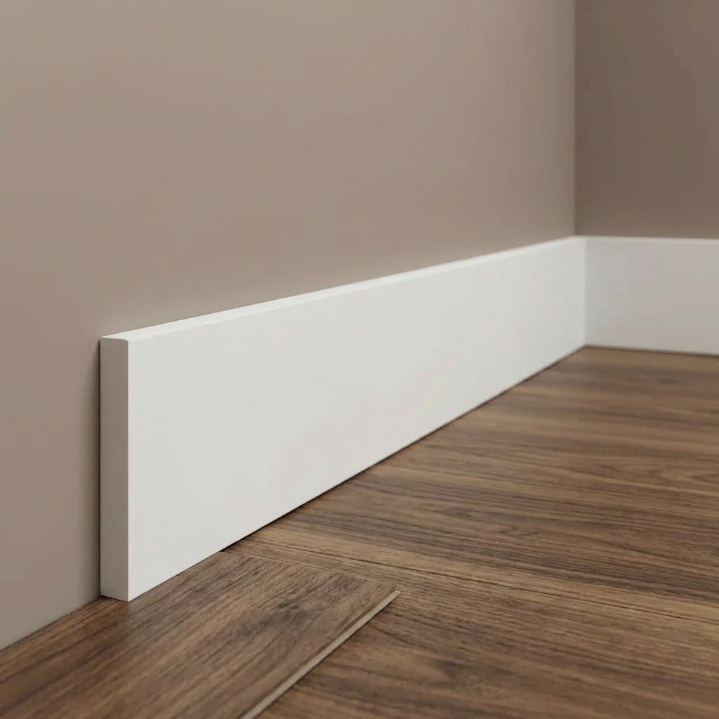 Baseboard 1×6 Pine Square Profile 18 mm 16 FT Long