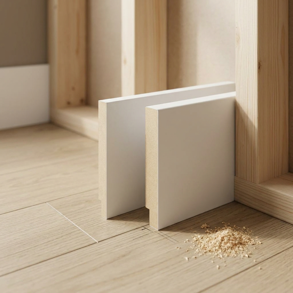 Baseboard 1×6 Pine Square Profile 18 mm 16 FT Long