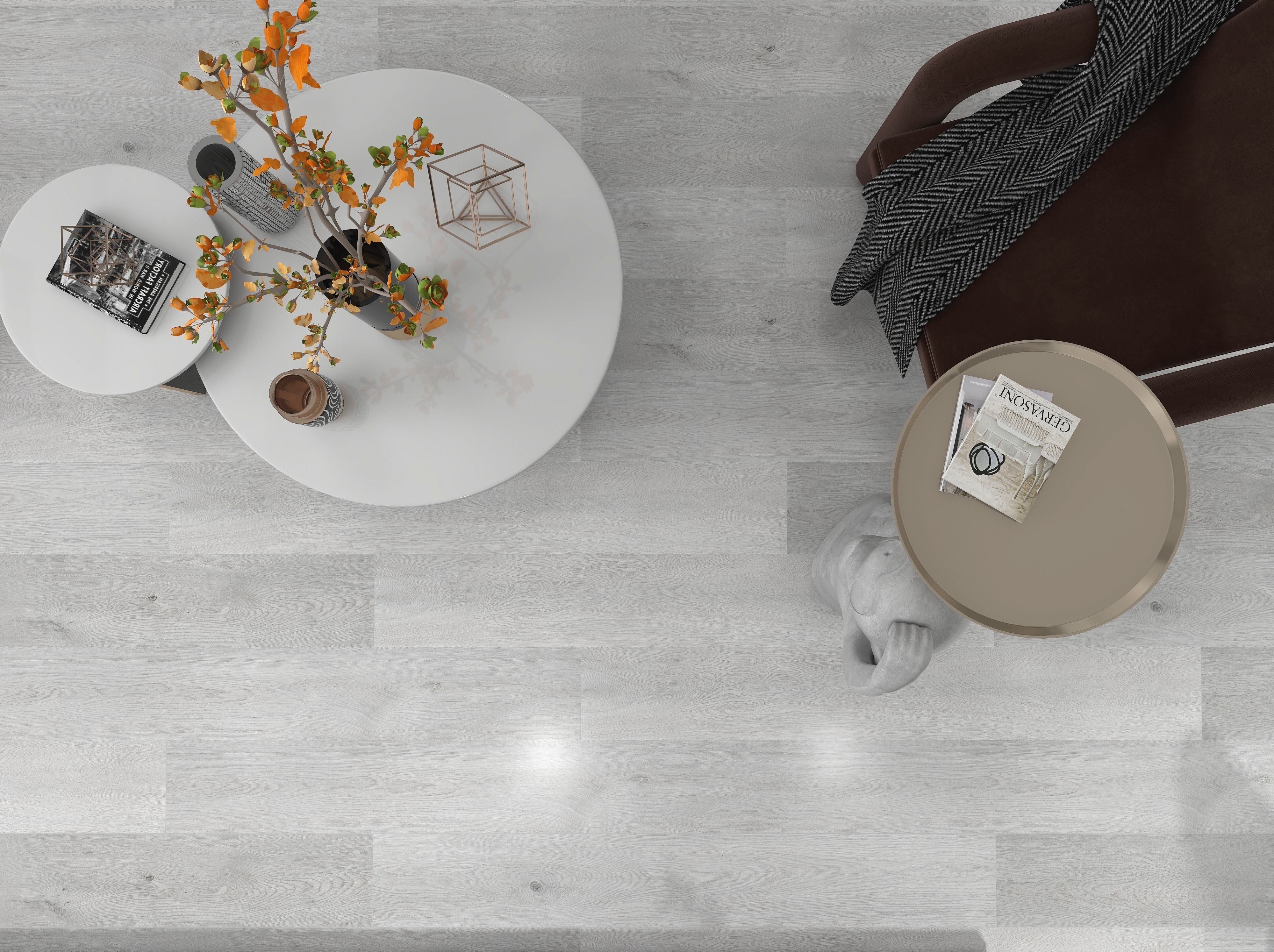Piso laminado de lujo vinílico impermeable Serene Light I7