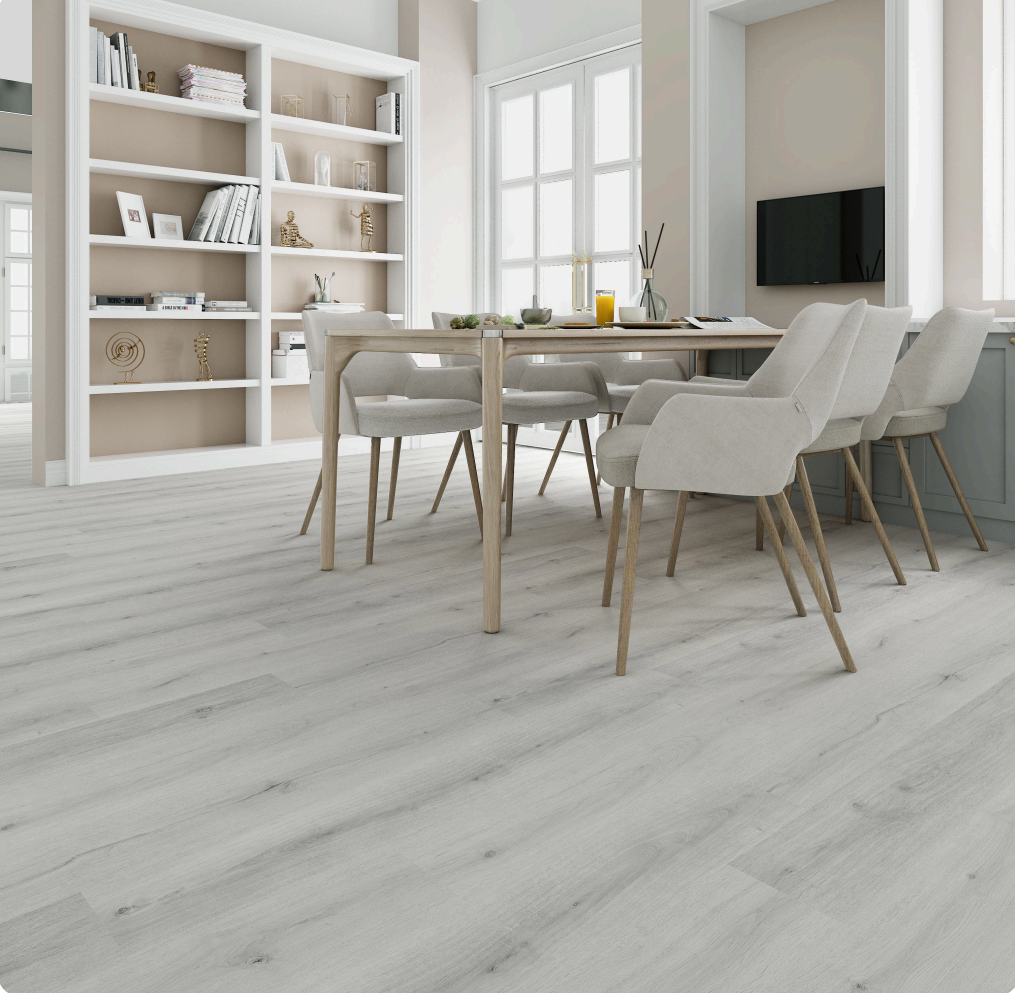 Plano de Vinilo de Lujo Impermeable IXL Gris Paloma