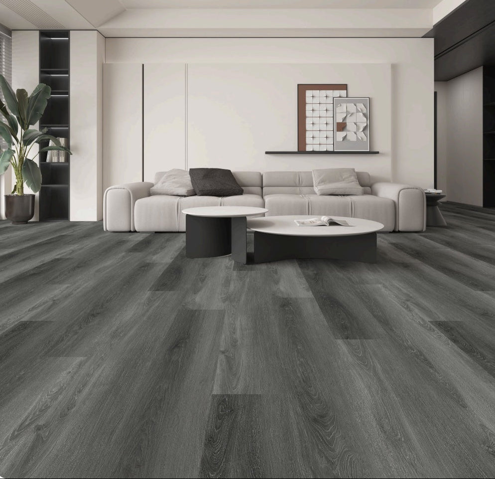 Plancha de vinilo de lujo impermeable Dark Mineral IXL