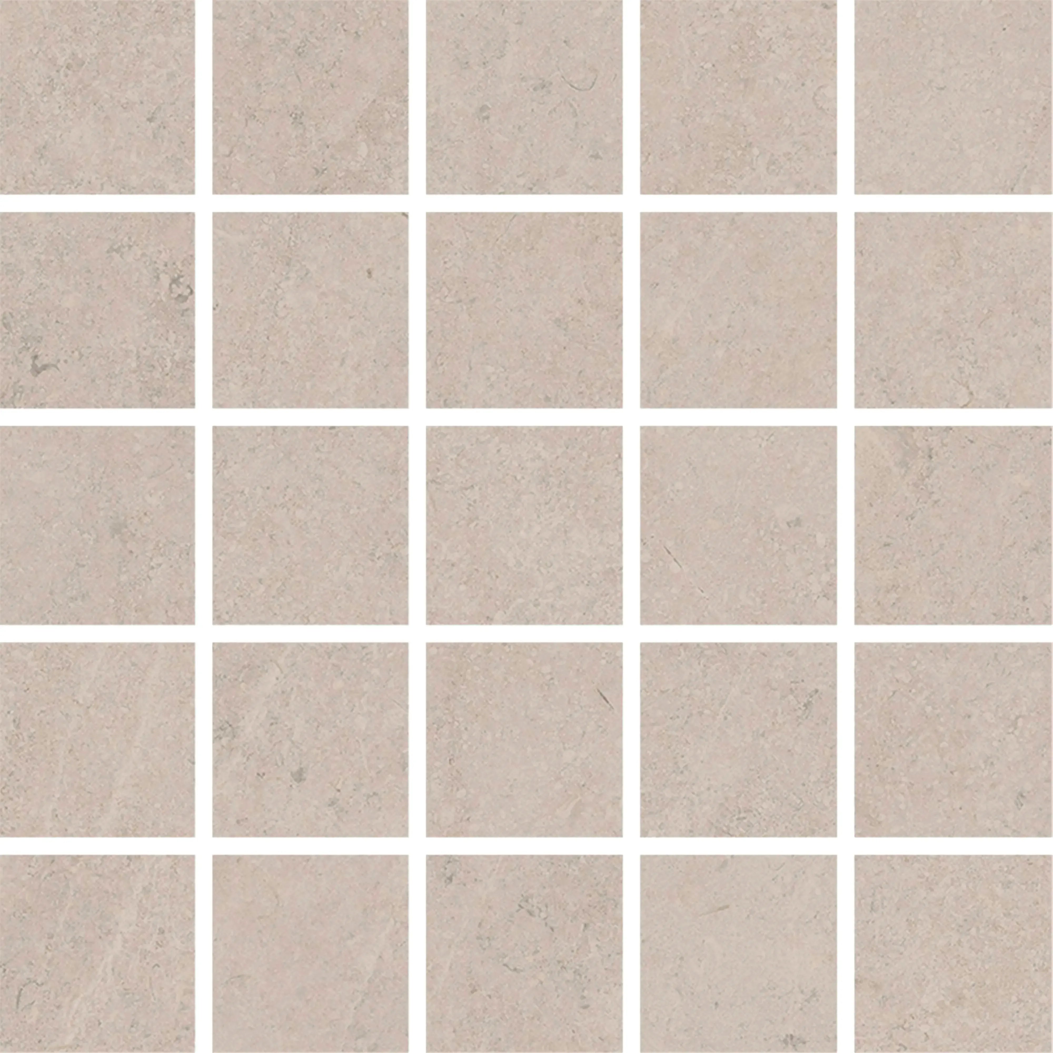 Luverne Limestone-Look Porcelain Tile (White and Ivory)