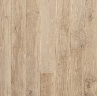 Piso de madera de ingeniería de roble francés Rio Reno – 1/2" x 7-1/4" – Capa de uso de 3 mm