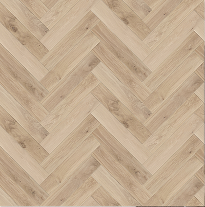 Rio Reno Herringbone Roble Inglés ½" x 5 ½" - Capa de uso de 3 mm