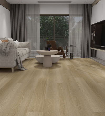 Piso de vinilo de lujo impermeable IXL Sunny Oak