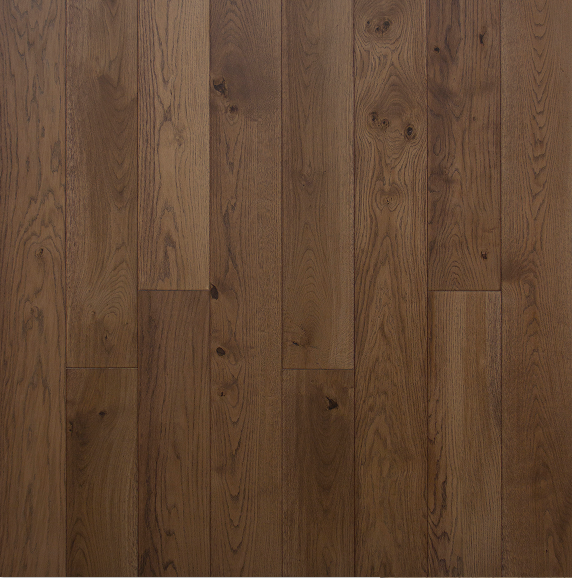 Piso de madera de ingeniería de roble francés Rio Tibre – 1/2" x 7-1/4" – Capa de desgaste de 3 mm