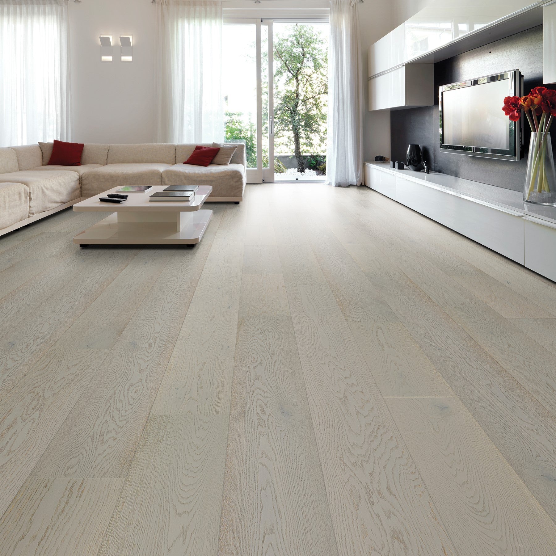 Tarima de madera de ingeniería de roble francés Rio Tua – 15,8 mm x 21,5 cm – Capa de uso de 4 mm